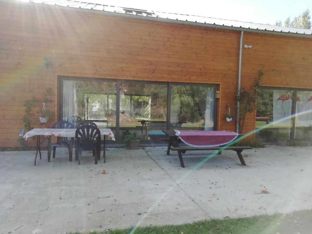 Florennes Gite Neuf 150 M2 Devant Un Grand Lac Prive De 2 Hectares Poissonneux Au Milieu Des Bois المظهر الخارجي الصورة