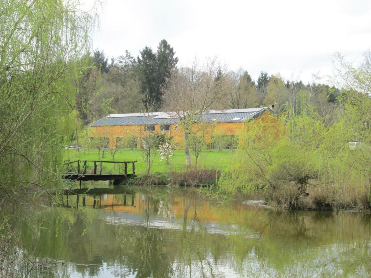 Florennes Gite Neuf 150 M2 Devant Un Grand Lac Prive De 2 Hectares Poissonneux Au Milieu Des Bois المظهر الخارجي الصورة